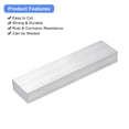 thumbnail image 4 of Unique Bargains Square Aluminum Flat Bar, 1 Pack 1' Thickness 2' Width 8' Length, 4 of 5