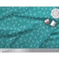 thumbnail image 2 of Soimoi Green Rayon Fabric Brush Stroke Abstract Print Sewing Fabric Yard 42 Inch Wide, 2 of 3