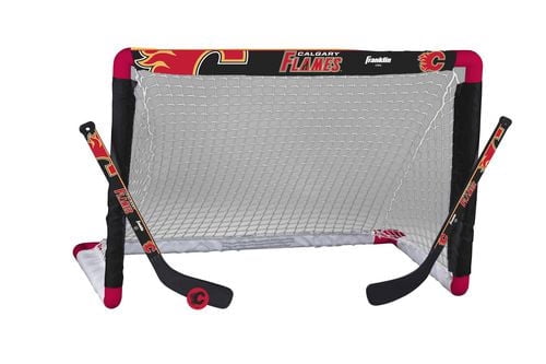 Ensemble de but de hockey miniature des Flames