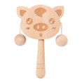 thumbnail image 1 of XZNGL Log Cartoon Rattle Baby Toy Newborn Baby Can Shaking Drum Traditional Childrens Early Education, 1 of 8