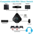 thumbnail image 2 of USB Keyboard and Mouse Adapter with LED Indicator Plug and Play Converter Compatible with PlayStation 4/3 Xbox One/360 Switch Lite, 2 of 7