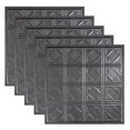 thumbnail image 1 of Great Lakes Tin Ludington Pewter 2ft x 2ft Lay In Ceiling Tiles (5 Pack), 1 of 1
