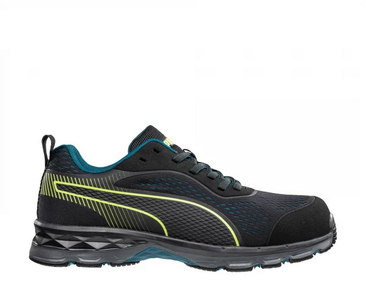 PUMA Chaussures de Travail pour Femmes Fuse Knit Basses à Embout Composite EH Noires - 643935