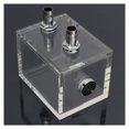 thumbnail image 2 of 2X Nouveau 200Ml Acrylique Réservoir d'Eau Refroidisseur Radiateur Pc Cpu Bloc d'Eau Transparent, 2 of 4