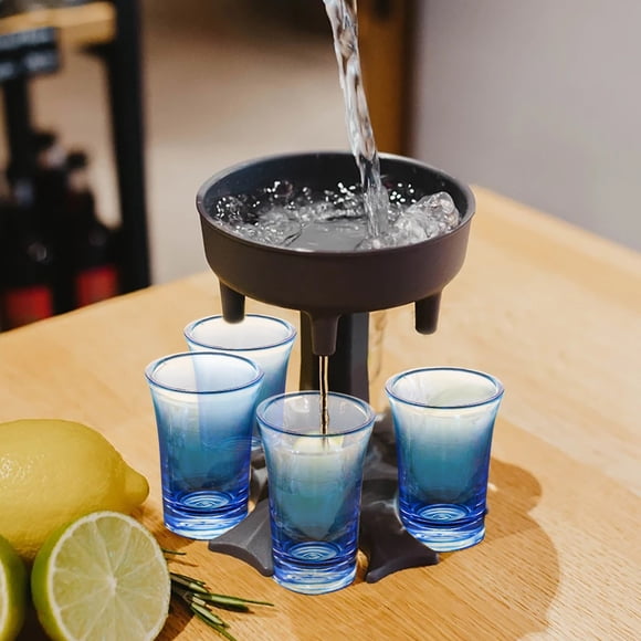 Kadlawus Verres à Shooter en Acrylique 4 Pcs en Vrac Gobelets à Vin en Plastique 35 ml Réutilisables Incassables Mini Gobelet Vaisselle de Boisson pour Bar Fête Maison Cuisine