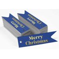 thumbnail image 2 of Inkdotpot Gold Foil Paper Hang Tags Merry Christmas Favor Tags 50 Pieces, 2 of 6