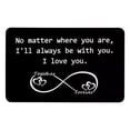 thumbnail image 1 of Engraved Metal Greeting Card Postcard Business Card Wallet Clip Card, 1 of 1