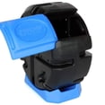 thumbnail image 3 of FCMP Outdoor Bac à Composteur Roulant en Plastique de 19 Gallons, Bleu, 3 of 6