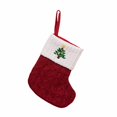 thumbnail image 2 of Vaidha Christmas Decorations Red Knitted Alphabet Embroidered Christmas Socks Colorful 26 Letter Gift Socks, 2 of 4