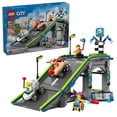 thumbnail image 1 of LEGO City No Limits: Race Car Ramp Track Toy - Building Toy for Kids, Boys and Girls, Ages 6+ - Soap Box Car Ramp for Racing with 2 Cars, 4 Minifigures, and Buildable Ramp - Gift Idea - 60460, 1 of 6