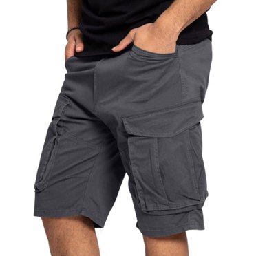 Weiqiqre Mens Cargo Shorts Casual Flap Pocket Cargo Jorts Straight Leg Denim Jeans Shorts