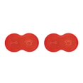 thumbnail image 1 of Maytalsory Easy To Clean Pet Mat Variety Of Styles Dog Accessory Safe And Non-toxic Red 2Set, 1 of 6