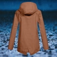 thumbnail image 4 of Women's Lightweight Hooded Anorak Jacket Windproof Raincoat with Secure Pockets for Outdoor Workout Activities, 4 of 6