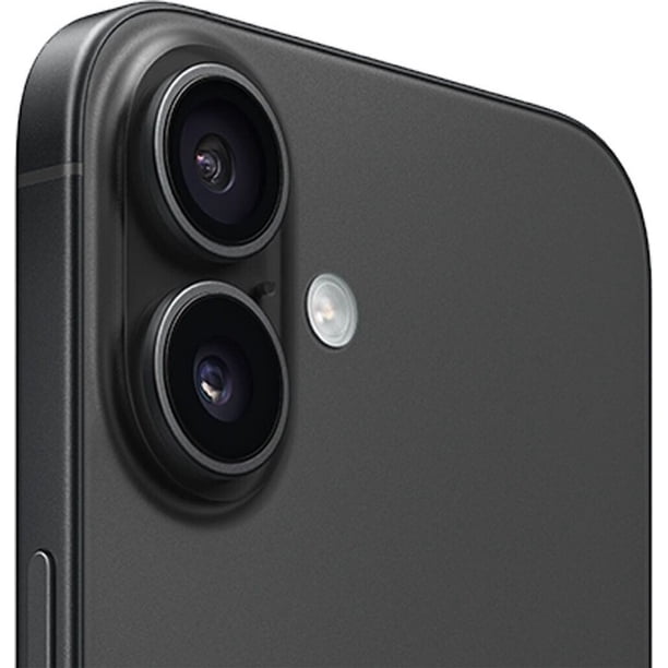 Refurbished Apple iPhone 16 - 128GB – Black – 48MP Dual Rear