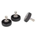 thumbnail image 3 of Octpeak 3PCS 1/4in Male Female Socket Screw Adapter Thumb Knob Quick Release For Camera Flash Bracket,Camera Screw Adapter,Thumb Screw Adapter, 3 of 8