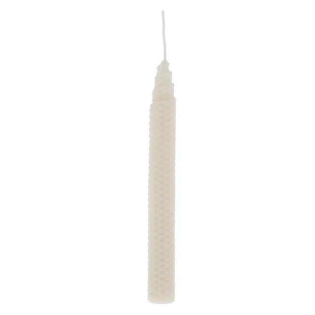 Nature Hand-Rolled Pillar Candle Smokeless for Wedding Dinner Decor White