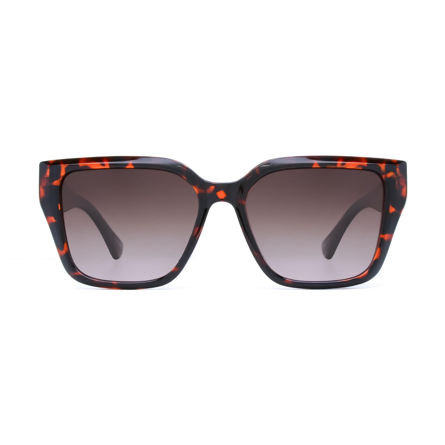 Lunettes de soleil polarisées Time & Tru écaille et dorées carrées