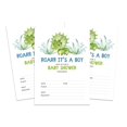 thumbnail image 1 of Inkdotpot 30 Fill In StyleBaby Shower Invitation Cards Dinosaur Gender Reveal Blank Invites, 1 of 1