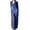 bleu, variante sur Robe Longue pour Femmes à Manches Longues, Col à Revers, Boutonnée, Couleur Unie, Robe Longue en Denim, Robe en Denim pour Femmes