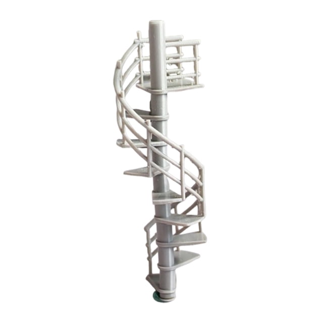 twisto Miniature Staircase Model 1/64 Scale Display Stand Platform Attic Ladder Diorama Scene Model Resin Material Suitable for Collectors Model Enthusiasts