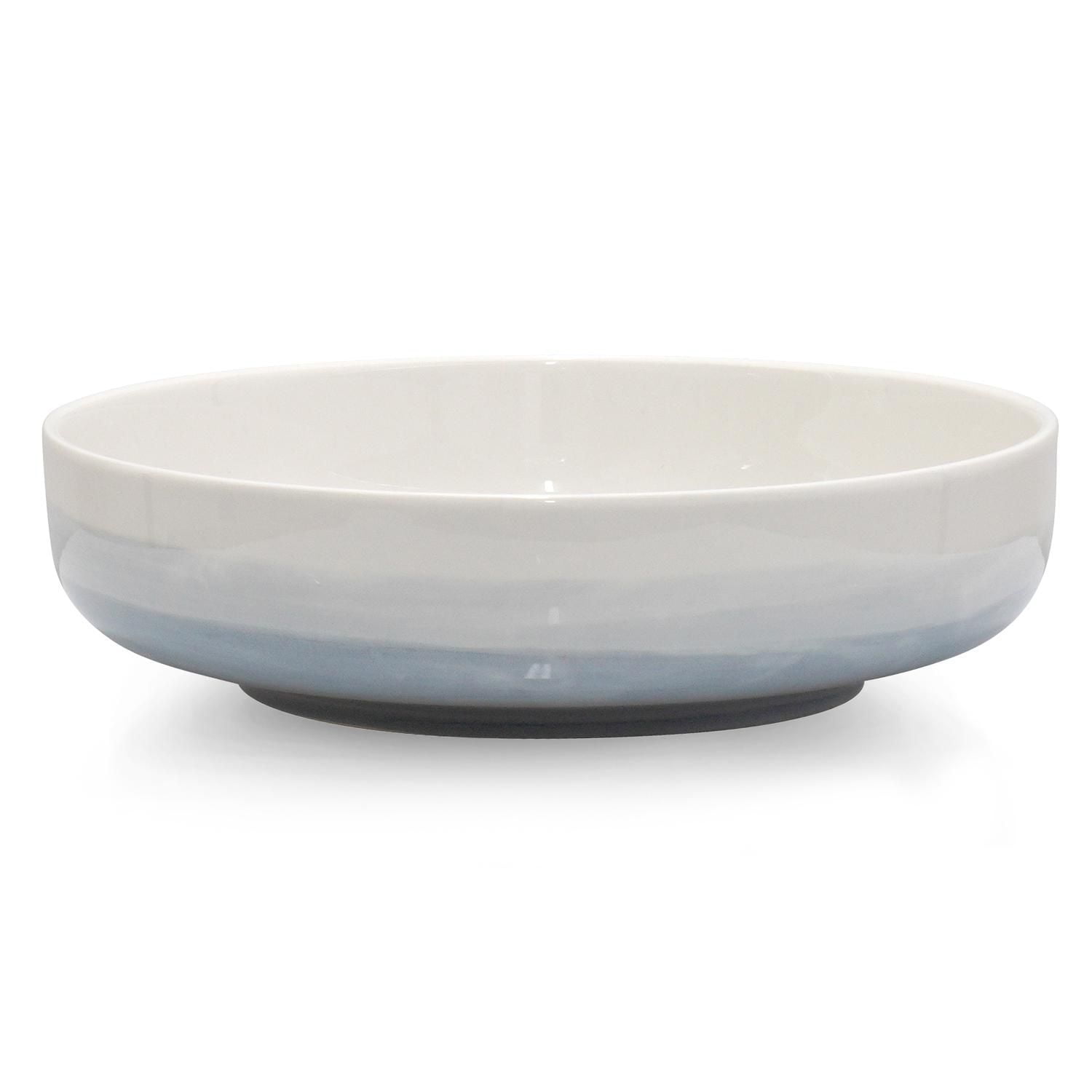 Nautica Bleu Assiette à Soupe/Pâtes 19 cm Ensemble de 4