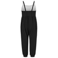 thumbnail image 5 of FAIWAD Kids Girls Summer Jumpsuits Spaghetti Strap Sleeveless Baggy Causal Rompers with Pockets, 5 of 5