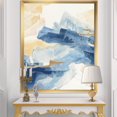 thumbnail image 2 of Designart Metallic Gold Indigo II Framed Wall Art, 2 of 3