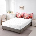 thumbnail image 4 of YST 7Pcs Alpaca Comforter Set Full Size, Cute Llama Romance Flowers Bedding Set, Polyester, 4 of 5
