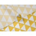 thumbnail image 5 of oneOone Velvet Yellow Fabric Triangle Sewing Material Print Fabric By The Yard 58 Inch Wide - TD, 5 of 5