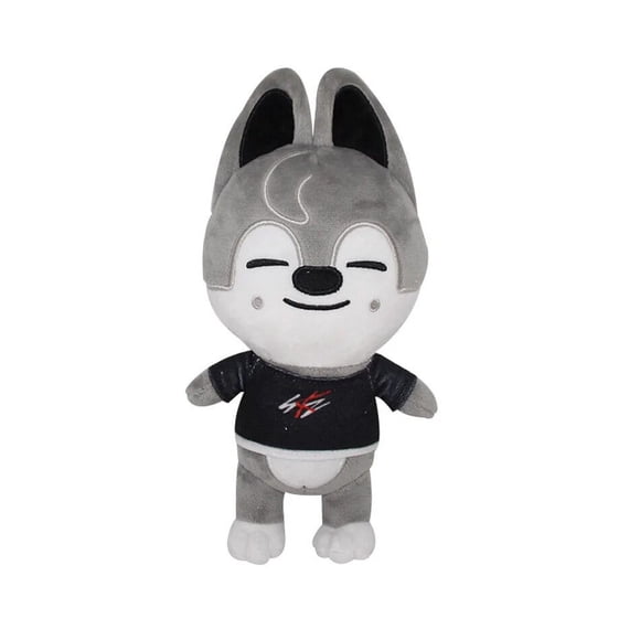Skzoo Plush Toys 20cm Stray Kids Plush Wolf Chan Cartoon Stuffed Animal Plushies Doll Kawaii Companion for Kids Adults Fans Gift Wolf Chan