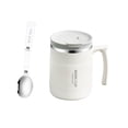 thumbnail image 3 of Vaidha Tasse à Café avec Poignée, Tasse Isotherme Portable avec Couvercle et Cuillère, Acier Inoxydable à Double Couche, Convient pour le Bureau, Tasse à Café de Voyage, 3 of 7