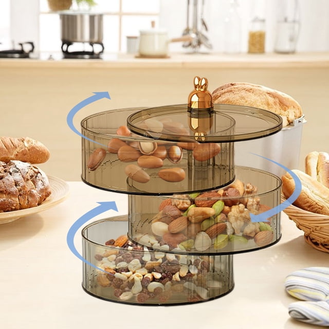 Meitianfacai Snack Box Container Divided Serving Tray With Lid And Handle Snackle Box Container Snack Organizer For Adults Fruit Tray Produce Tray For Party Ente