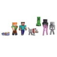thumbnail image 1 of Minecraft World Builders Pack with 7 Action Figures in 3.25-inch Scale, Starter Collection, 1 of 6