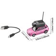 thumbnail image 2 of BKER 1/64 WL Mini RC Car With FPV Camera & LED Ambient Lights & Interactive Controls & 3 Speed Modes Remote Control Car FPV RC Drift Cars For Adult，Controlled Via A Mobile App, 2 of 3