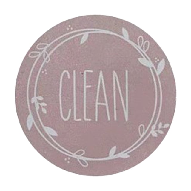 AMERTEER 1 Pcs Fridge Magnet Strong Suction Reusable Double Sided Dirty Clean Sign Indicator Dishwasher Magnet for Home