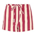 thumbnail image 4 of Gspmoly Shorts Short pour Femmes, d'Été Décontractés et Tendance à Rayures avec Bretelles pour la Plage, Taille Basse, Shorts de Randonnée pour Femmes jusqu'à 60 % de Rabais Rose G, 4 of 7