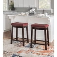 thumbnail image 2 of Tabouret de comptoir Warren rouge, 2 of 8