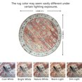 thumbnail image 2 of JV Home Round Rug Oushak Beige 4 ft Washable Carpet Anti Slip, 2 of 6