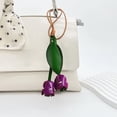 thumbnail image 4 of EGNMCR Advanced Sense Tanned Leather Cowhide Car Rearview Mirror Decoration Bag Pendant Keychain Decoration Artificial leather keychain, 4 of 6