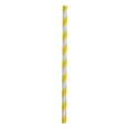 thumbnail image 1 of Yellow Paper Straws Disposable Biodegradable Drinking Straws 100 Count Eco Friendly Compostable Yellow Party Supplies, 1 of 8