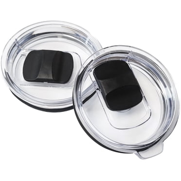 Jinswick 20 oz Tumbler Lid, Replacement Lids Compatible for YETI 20 oz Tumbler, 10/24 oz Mug and 10 oz Lowball, Travel Spill Proof Cup Lids Covers with Magnetic Slider Switch, BPA Free