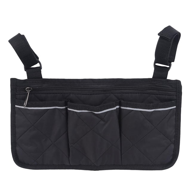 CEHVOM Sac de Rangement Latéral pour Accoudoir de Fauteuil Roulant Suspendu
