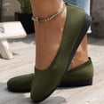 thumbnail image 2 of Dakaela Ballerines Chaussures Plates Femmes Habillées Bout Rond à Enfiler Ballerine Marche Mocassins à Petit Talon Compensé, 2 of 8