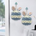 thumbnail image 5 of EGNMCR Rabbit Ear Crown Chenille Hand Towel Cute Hanging Hand Wipe Ball Hand Towel Thickened Absorbent Hangable Multifunctional Hand Towel hand washcloths, 5 of 5