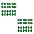 thumbnail image 4 of relayinert 24 Pcs/ensemble Grand Application Mariage Fête Déco Maison Durable et Fiable Vert 2Ensemble, 4 of 6