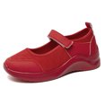 thumbnail image 4 of Chaussure de Cheville à Enfiler pour Femmes Épaisse Plateforme Baskets Tricotée Supérieure, 4 of 6