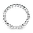 thumbnail image 2 of 925 Sterling Silver Aquamarine Stackable Ring Birthstone March Gemstone, 2 of 8