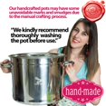 thumbnail image 2 of Food Grade 24 Qt. Stainless Steel Water Bath Canning Pot w/Canning Supplies Starter Kit for Beginners - Canning Rack, XL Ladle, M, 2 of 8