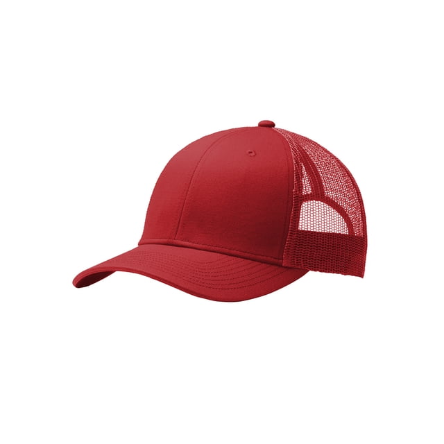 Top Headwear Structured Snapback Trucker Cap - Flame Red