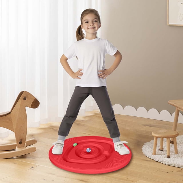 Dynamic Maze Board for Kids and Adults Wobble Board Game Physical Core Strength Training Indoor Outdoor Exercise Toy